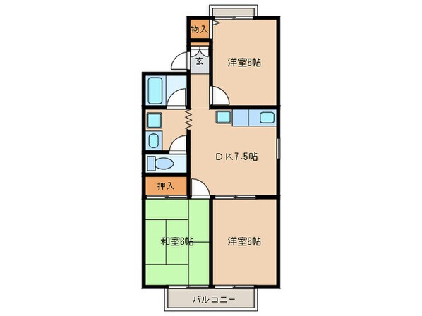 ﾗﾌｨ-ﾈの物件間取画像